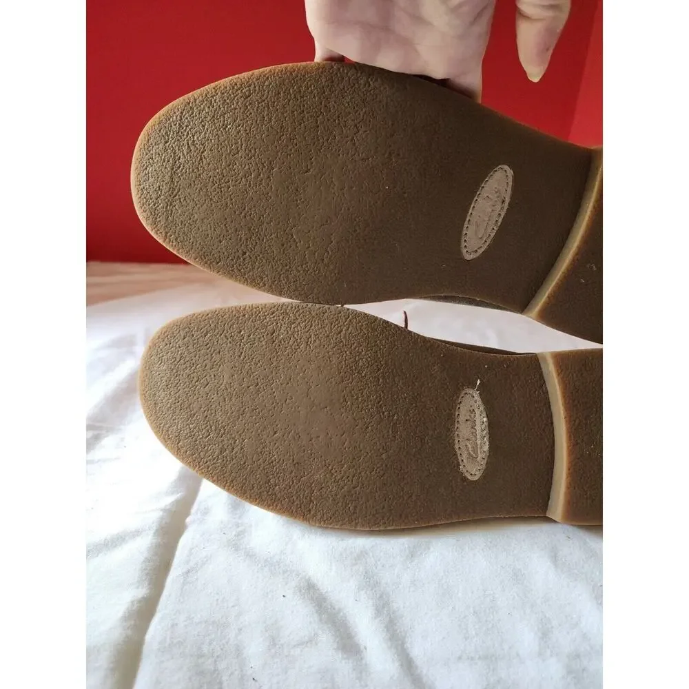 Clarks Men’s 82285 Bushacre 2 Desert Natural Tan Chukka Boots Suede Size 13 M